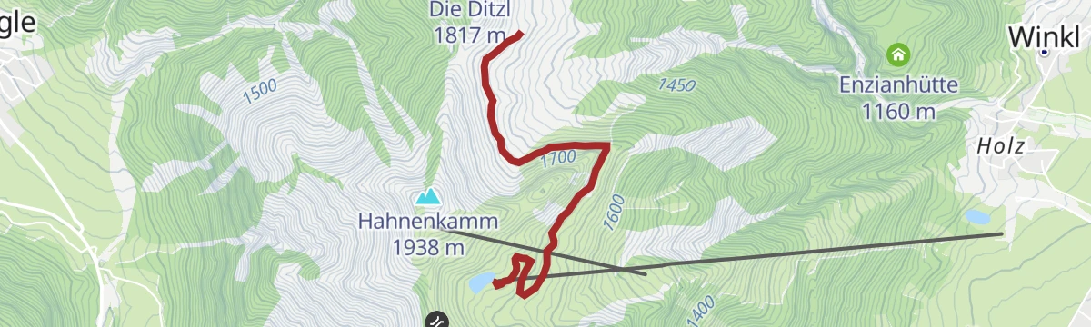 Route map: Wandertour auf dem Alpenrosenweg | Barrierefrei